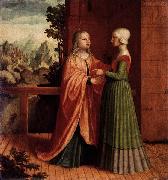 Master of Ab Monogram The Visitation oil painting reproduction